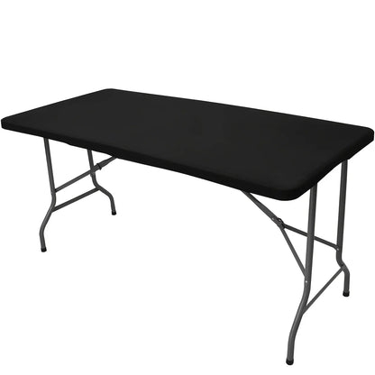 Polyester Rectangular Elastic Universal Tablecloth Protective Cover For Home Parties, Banquets, Picnics, Wedding Decorations