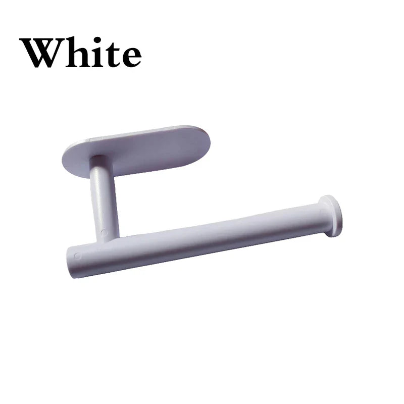 Kitchen Paper Towel Holder Adhesive Tissue Hanger Toilet Roll Paper Dispenser Cabinet Storage Napkin Rack Bathroom Accessories