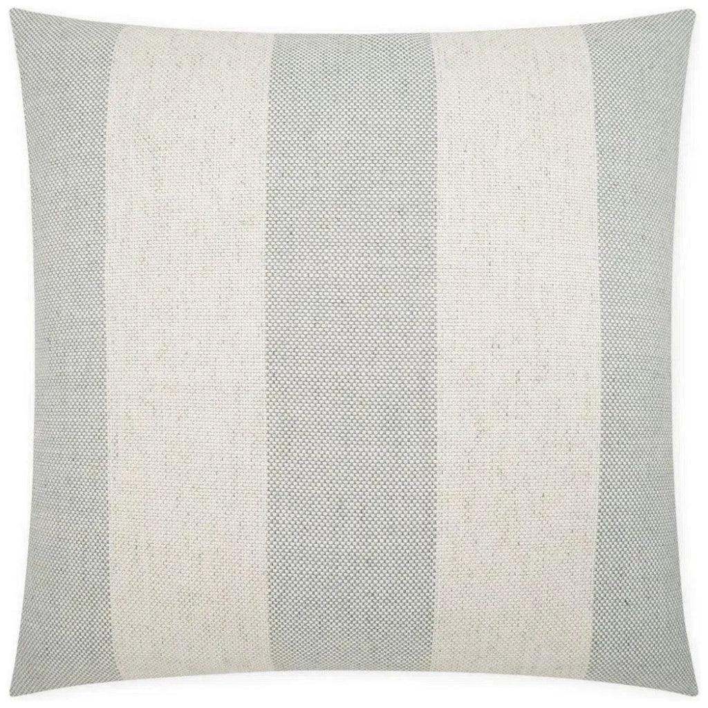 Skippy Moss Stripes Mist Large Throw Pillow Insert