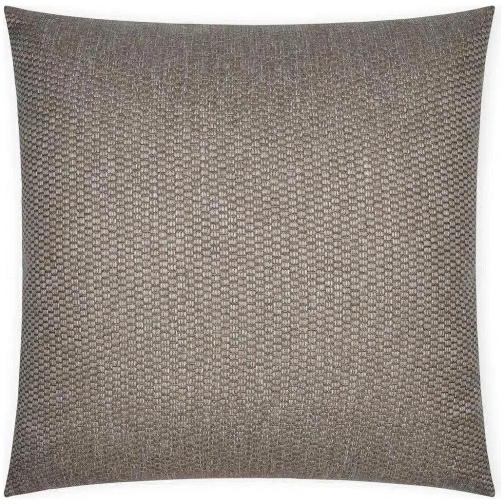 Smoothie Taupe Solid Taupe Large Throw Pillow Insert