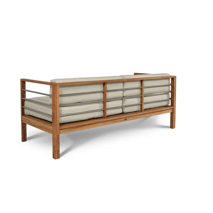 SoHo Three Person Patio Sofa with Sunbrella Cushions