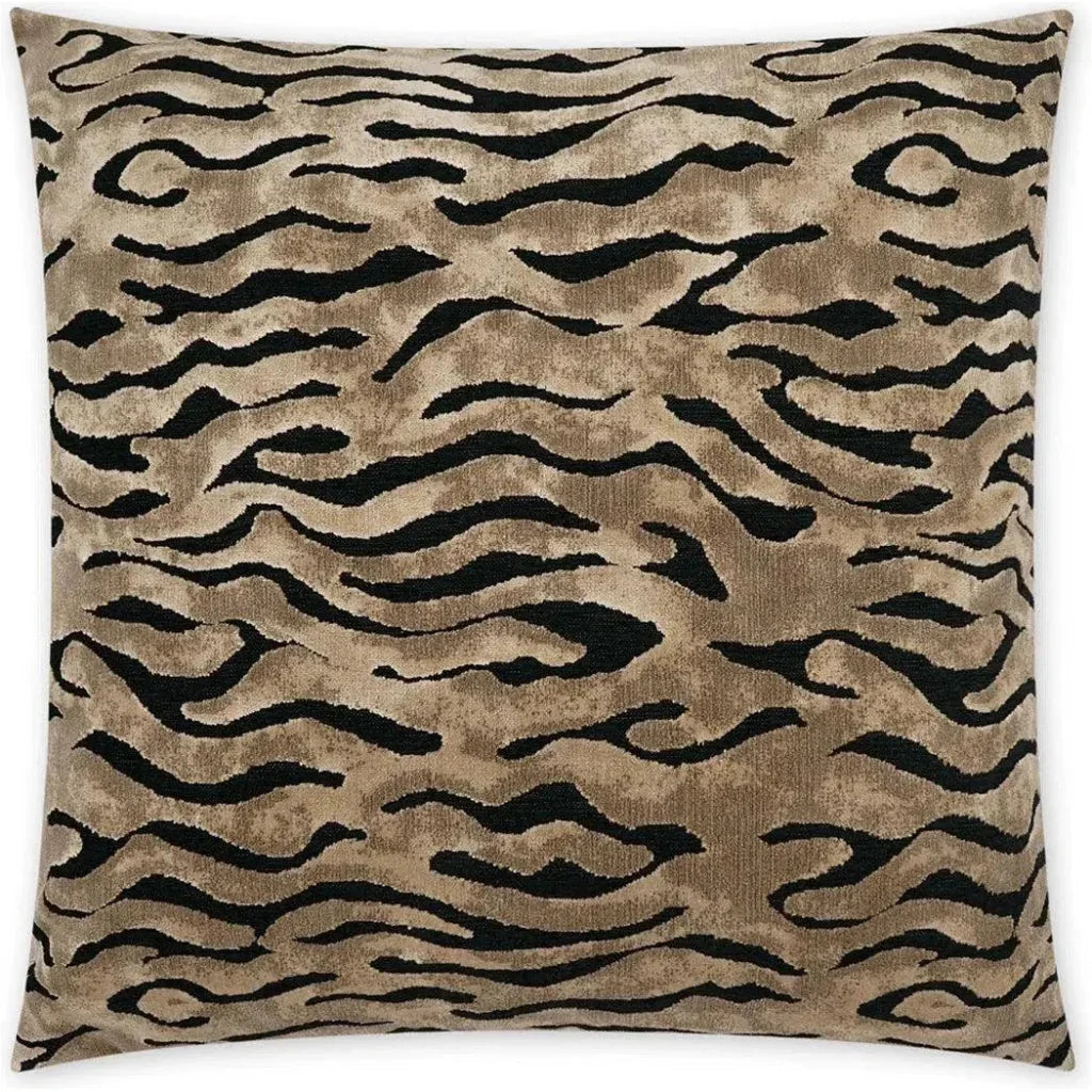 Soneva Animal Brown Large Throw Pillow Insert