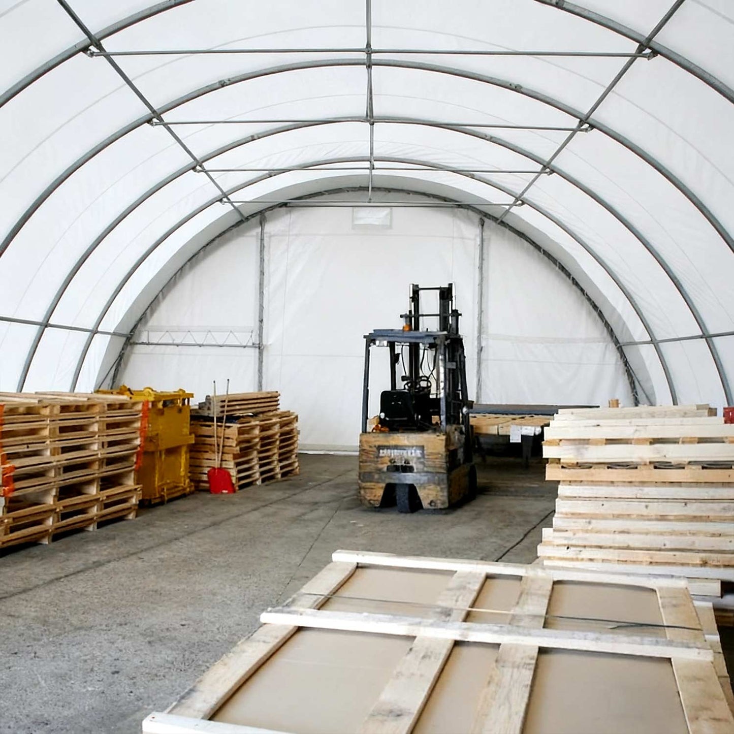 W40'xL80'xH20' Single Truss Arch Storage Shelter