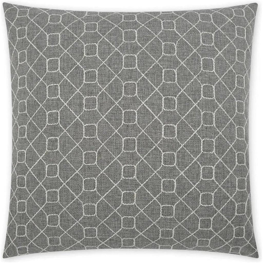 Stornoway Grey Geometric Grey Large Throw Pillow Insert