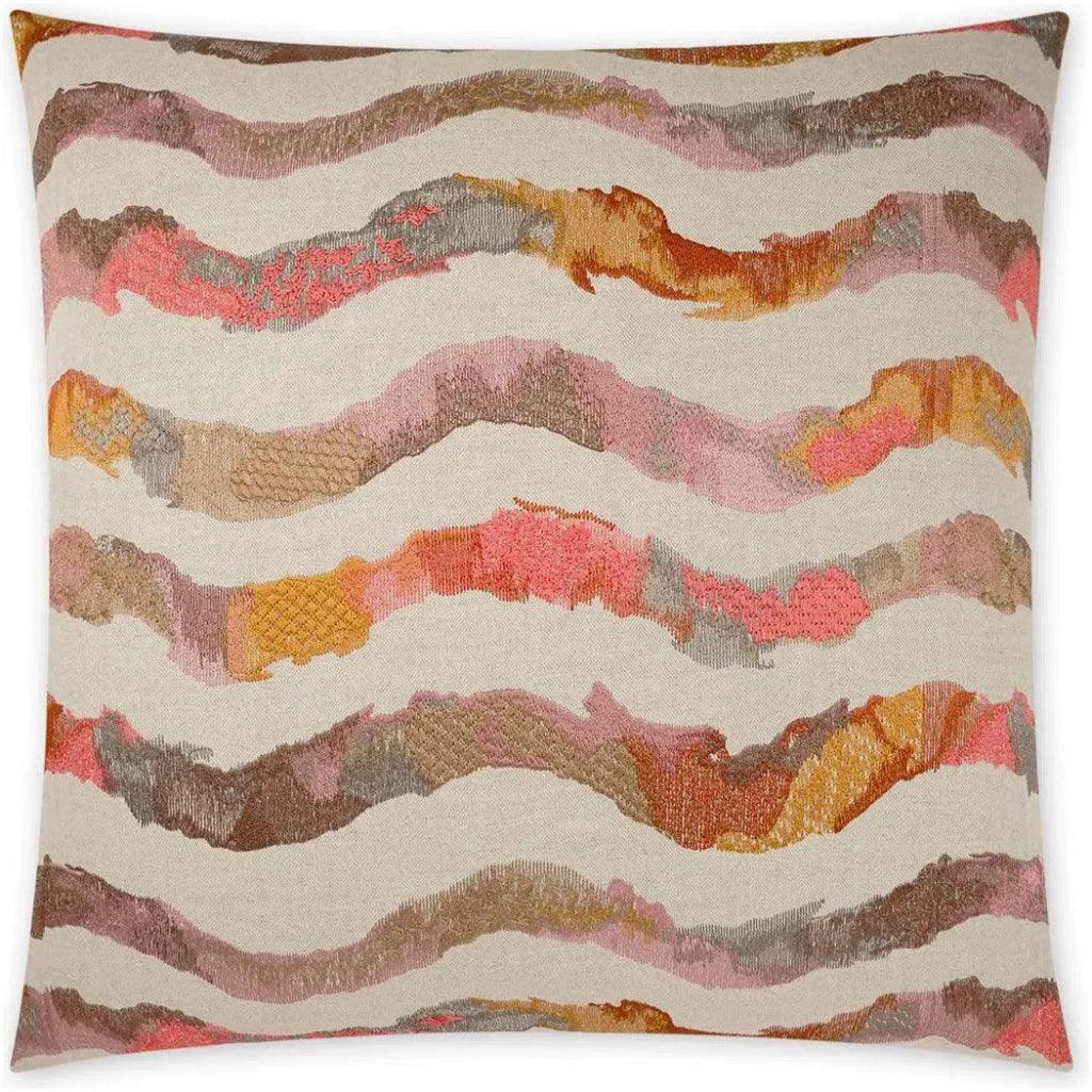 Surny Abstract Blush Large Throw Pillow Insert