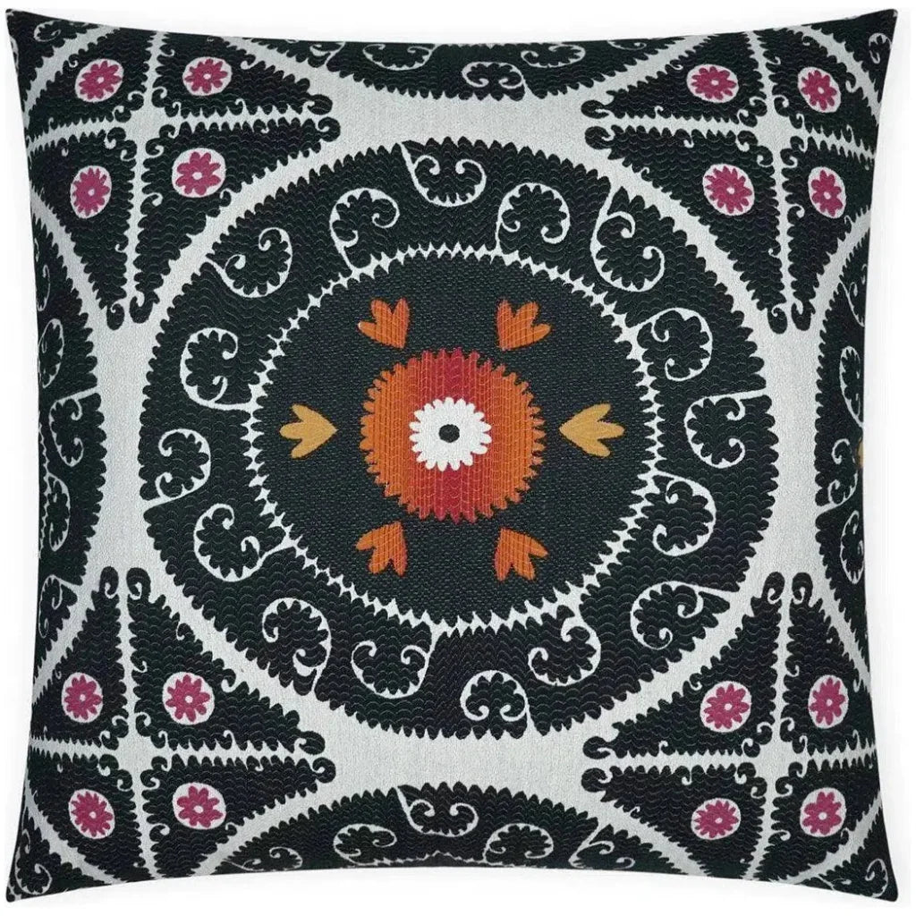 Suzandozi Tuxedo Global Black Large Throw Pillow Insert