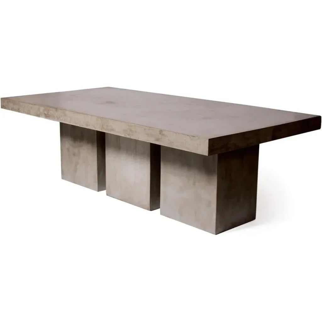 Tuscan Dining Table - Slate Grey Outdoor Dining Table