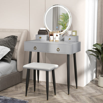 Vanity Table Set with Mirror