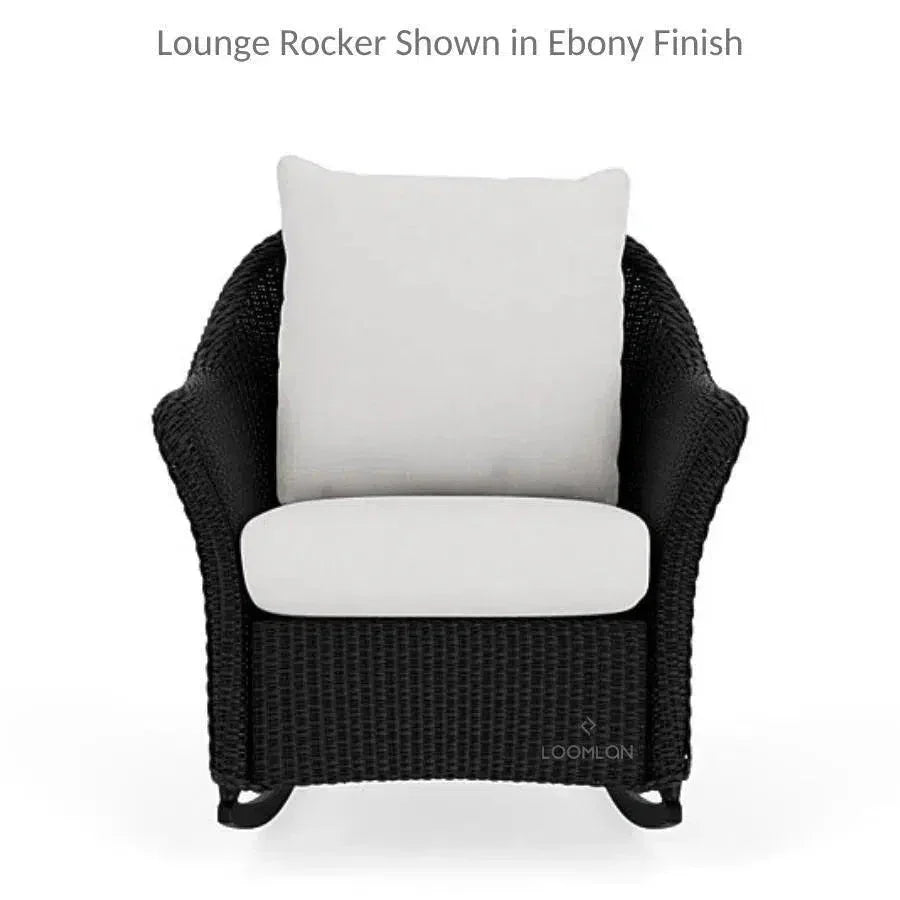 Weekend Retreat Wicker Loveseat with Rocker Set 3PC