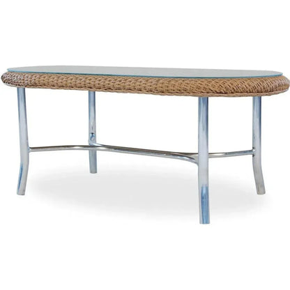 Weekend Retreat 43" Oval Cocktail Table Lloyd Flanders