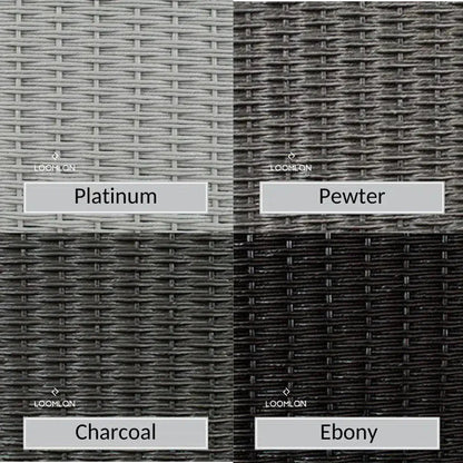 Weekend Retreat All Weather Wicker Outdoor Couch