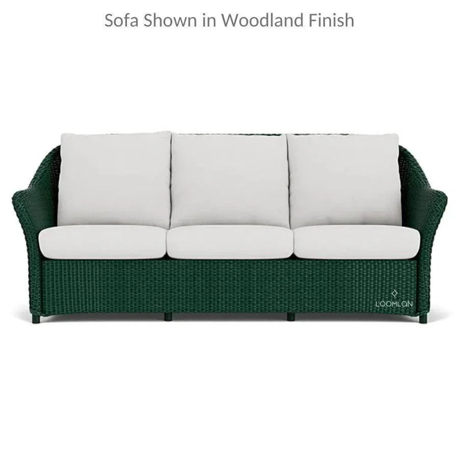 Weekend Retreat All Weather Wicker Outdoor Couch