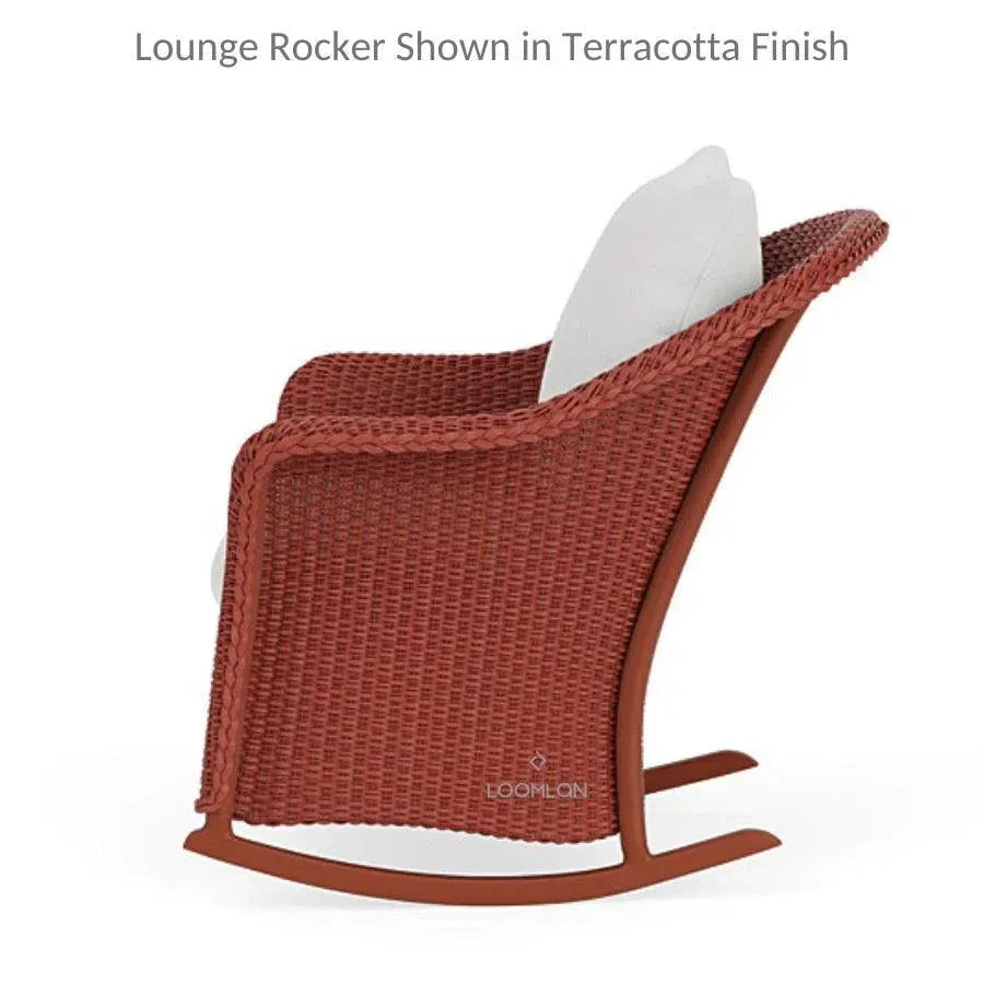 Weekend Retreat Rocker Lounge Chair with Ottoman Set