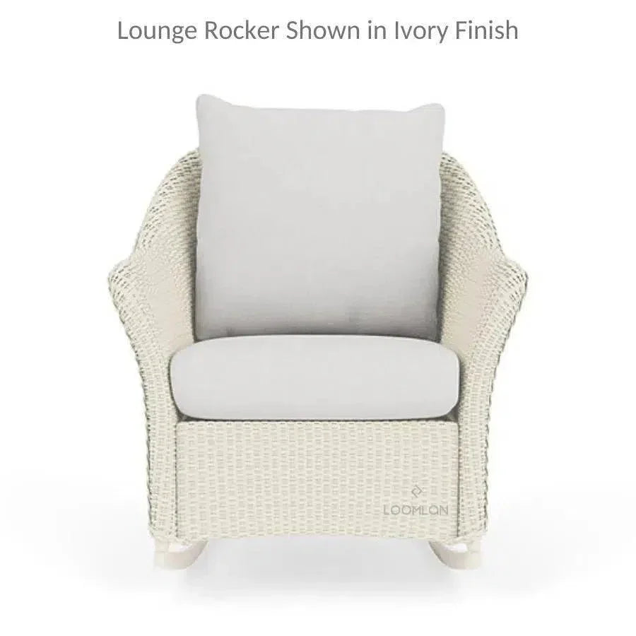 Weekend Retreat Rocker Lounge Chair with Ottoman Set
