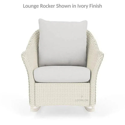 Weekend Retreat Rocker Lounge Chair with Ottoman Set