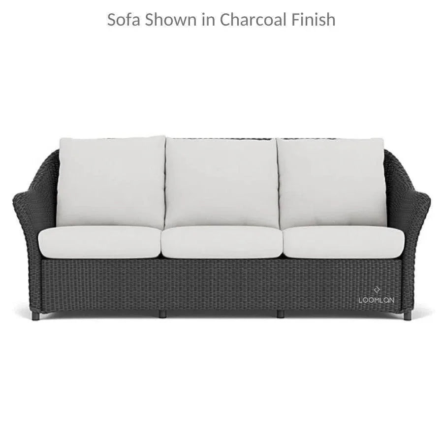 Weekend Retreat Wicker Sofa with Lounge Chair Set
