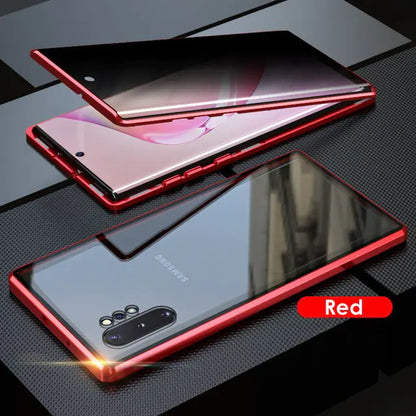 Privacy Screen Protector Case for Samsung Galaxy - Anti-Spy Magnetic Phone Case
