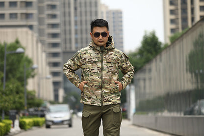 Shell Jacket Camouflage Cold Sports Outdoor Tactics Fleece Sweater