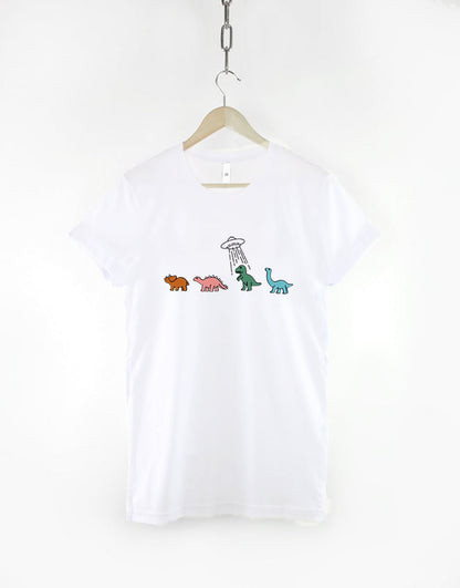 Round-neck Cartoon-print Short Sleeves