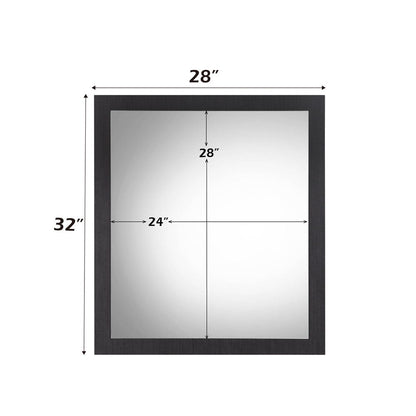 Eos - Mirror - Walnut & Black
