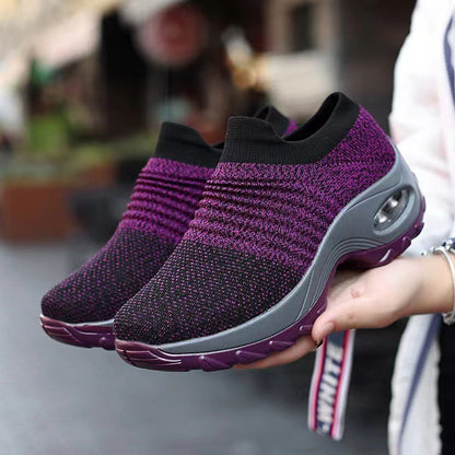Spring Travel Casual Height-Boosting Air-Cushioned Outdoor Soft-Soled Sneakers