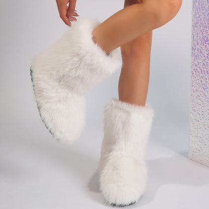 Snow Boots Middle Boots Furry Boots