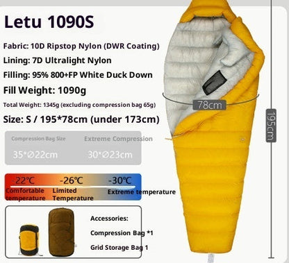 Outdoor Camping Ultra Light Down Sleeping Bag