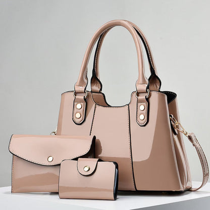 Large-capacity Three-piece Set Of Mother-and-child Crossbody Bags