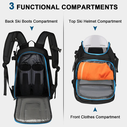 Ski Snow Outdoor Sports Large-capacity Backpack