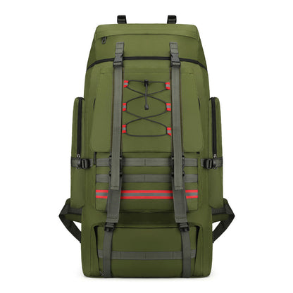 Outdoor 130 Liter 120 Large Capacity Camouflage Travel Bag, Cotton Quilt, Luggage, Working, Hiking, Camping, Waterproof Backpack