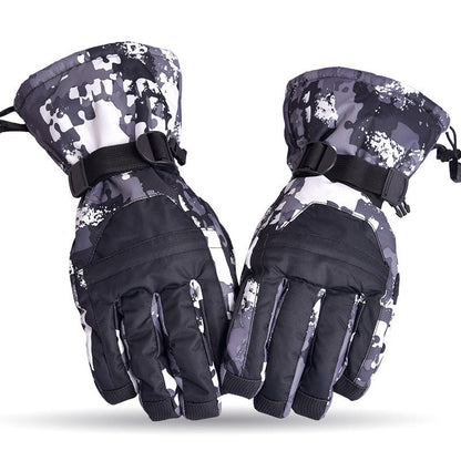 Ski Gloves Windproof Rain-proof Riding Gloves Minus 30 Degrees Cold-resistant Warm