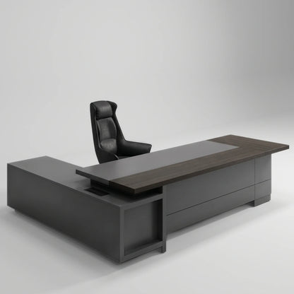 Carwin · Modern L-Shaped Executive Desk