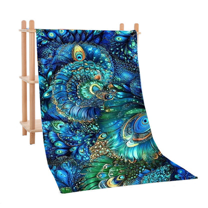 Simple Printing Quick-drying Microfiber Beach Towel