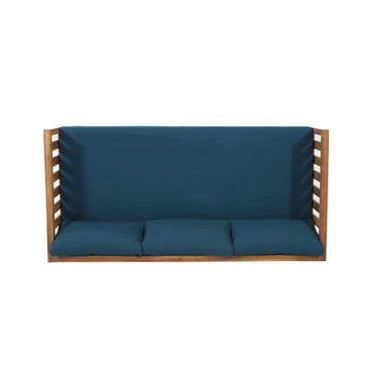 Alora 3-Seater Acacia Wood Daybed Sofa With Water-Resistant Cushions (SAK65773)