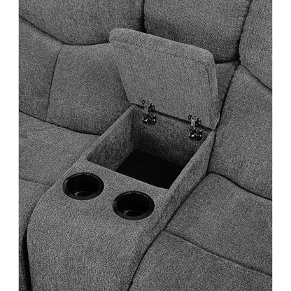 Kalen - Motion Sofa - Gray Chenille