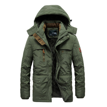 Thick Loose Young Brown Cotton Clothes