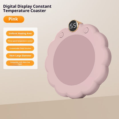 Thermal Cup Pad Desktop Smart Heat Preservation Coaster