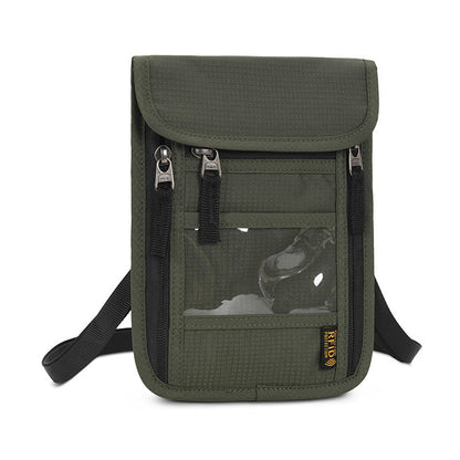Multifunctional Passport Bag Ticket Clip Carrying Case Large Capacity