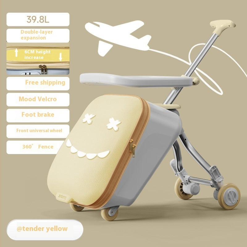 Luggage Children's Riding And Boarding Machine Trolley Case