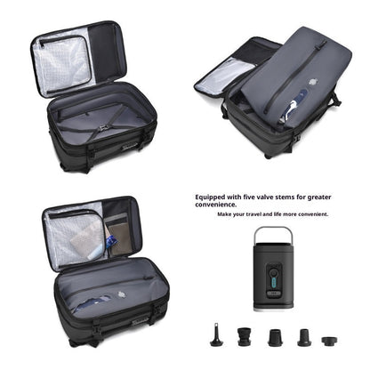 Vacuum-Compression Travel Backpack For Men