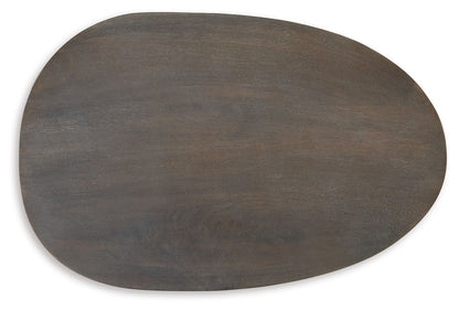 Cormmet - Accent Table - Brown / Black