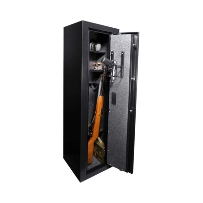 Barska 5.51 CF Tall Biometric Rifle Safe With Biometric Keypad (SAK90412)