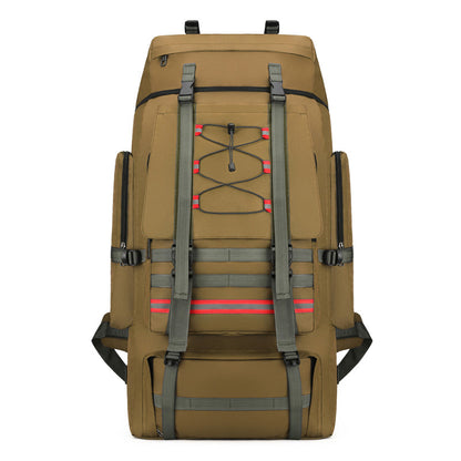 Outdoor 130 Liter 120 Large Capacity Camouflage Travel Bag, Cotton Quilt, Luggage, Working, Hiking, Camping, Waterproof Backpack