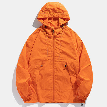 Outdoor Windproof Waterproof Crisp Loose Hoodie Workwear Jacket Coat