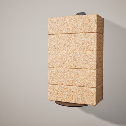 Yoga Block Wall Bracket | Black