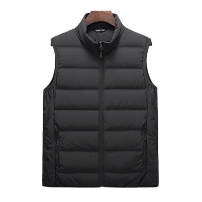 Thickened Down Jacket Stand-Up Collar Lightweight Couples Vest Outerwear
