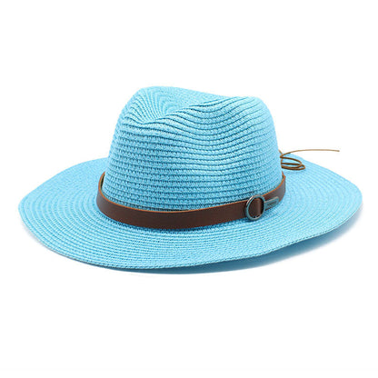 Sun Protection Travel Vacation Beach Woven Denim Top Hat