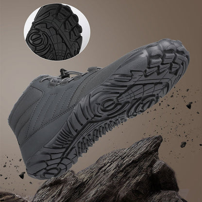 Outdoor Sports Cotton Shoes For Men And Women Winter Warm Slip-on Boots Wear-resistant Anti-ski Thickened Shoes Couple