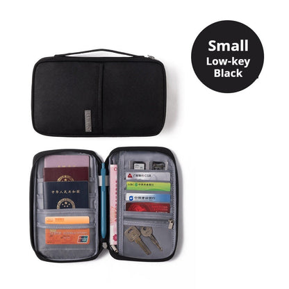 Portable Travel Airplane Waterproof Card Bag