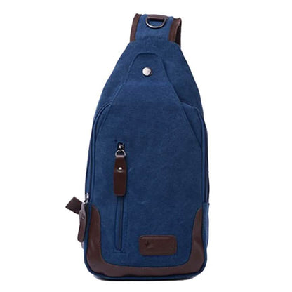 Canvas Shoulder Sling Bag - Assorted Colors